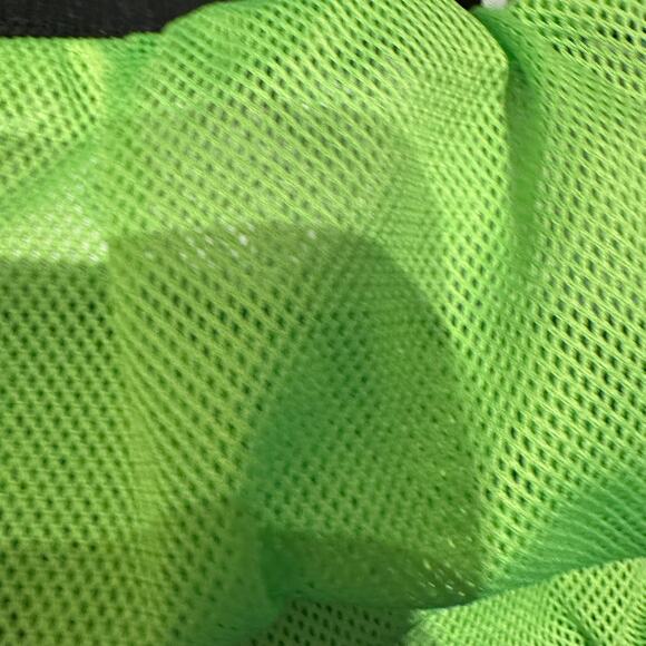 Speedo Size Medium Striped Swimming Trunks Men's Grey Lime Green Summer Vacation - Picture 9 of 9